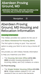 Mobile Screenshot of aberdeenprovinggroundhousing.com