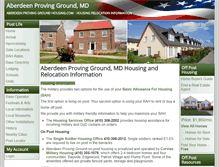 Tablet Screenshot of aberdeenprovinggroundhousing.com